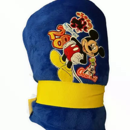 Disney store Mickey Mouse Blue fleece throw blanket for kids