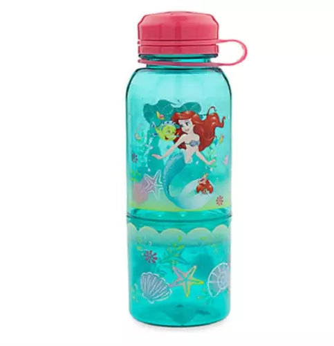 Disney Store Ariel Little Mermaid Plastic  Water Bottle