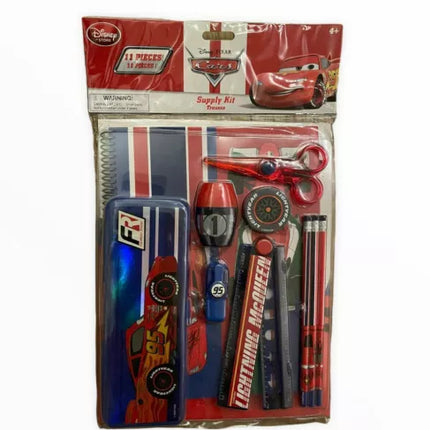 Disney store Pixar cars McQueen pencil stationary school supply kit