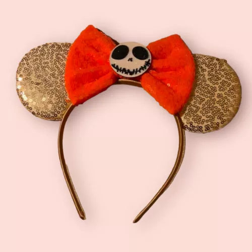 Disney Halloween Headband Jack Minnie Mouse