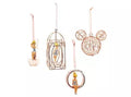 Disney Store Original Tinker Bell Rose Gold Cage Christmas Decoration Ornament