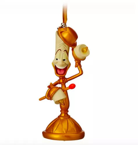 Disney Store Sketchbook Beauty & The Beast Lumiere Christmas Tree