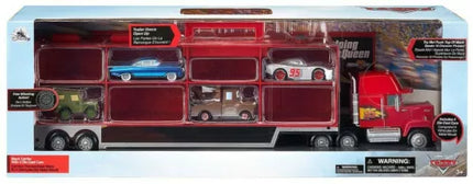 Disney Store Pixar Mack Carrier With 4 Die-Casts Cars