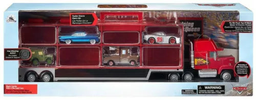 Disney Store Pixar Mack Carrier With 4 Die-Casts Cars
