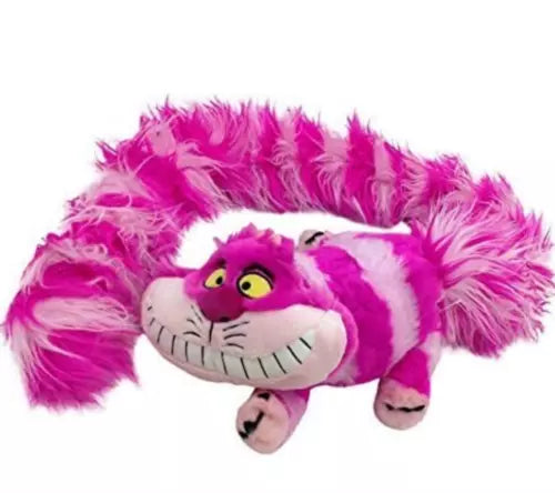 Disney Store Cheshire Cat Plush long tail Alice in Wonderland