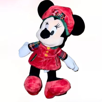 Disney Store Authentic Minnie Mouse Holiday Cheer Christmas Soft Plush toy