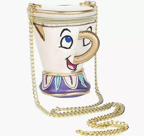 DISNEY STORE AUTHENTIC Chip Beauty & Beast Girls Purse