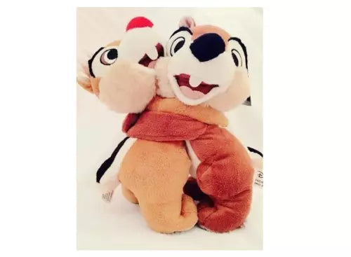 Disney Authentic Chip and Dale hugging soft plush dolls