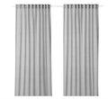 Ikea HILJA curtains grey