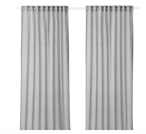 Ikea HILJA curtains grey