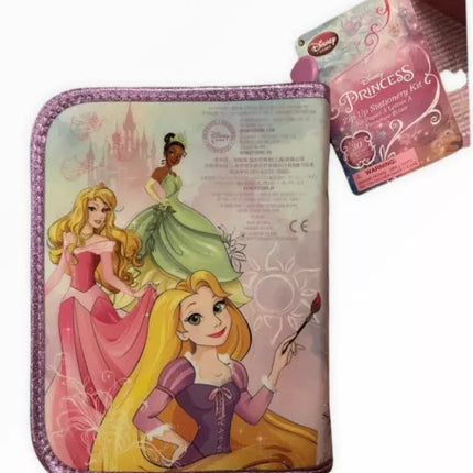 Disney Princess zip up stationery case school colours markers