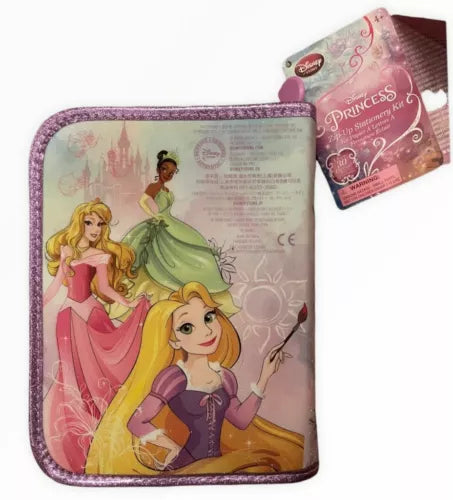 Disney Princess zip up stationery case school colours markers