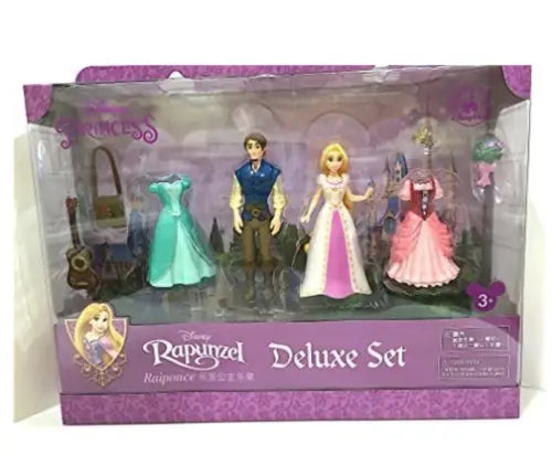 Disney Parks Princess Rapunzel Flynn costumes deluxe Fashion Figure Playset