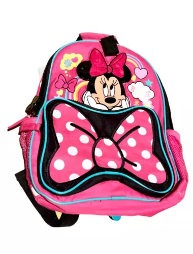 Disney Store official Minnie Mouse Dots Junior Backpack Pink print
