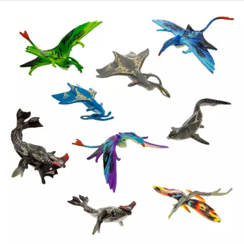 Disney Store official Avatar: The Way of Water Creatures Figurine Playset