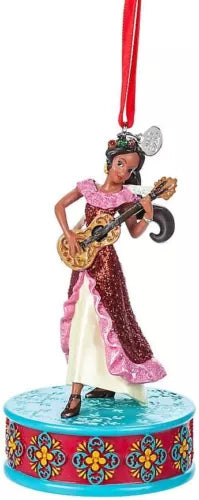 Disney store Elena of Avalor Singing musical Sketchbook Christmas Ornament