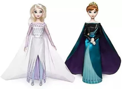 Disney Store Queen Anna and Snow Queen Elsa Classic Doll Set