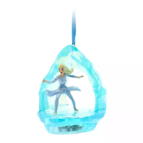 Disney Store Official Elsa in Ocean Singing Hanging Ornament