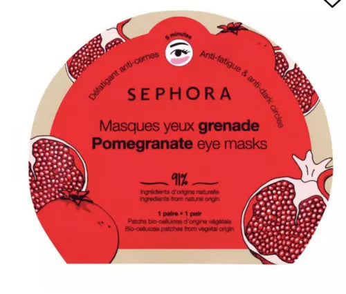 SEPHORA COLLECTION Bio-cellulose Eye Masks pomegranates