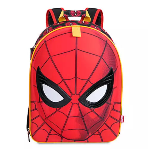DISNEY STORE SPIDERMAN 3D FACE MASK DESIGN SCHOOL BACKPACK