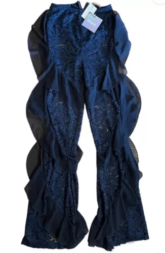 Ladies 70's fancy dress costume trousers formal outfit