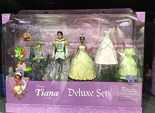 Disney Parks Princess Tiana Deluxe Figure Dress up Fashion Set