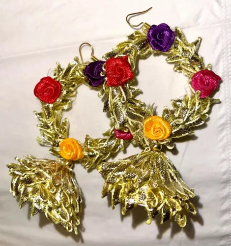 Flower Gota Bridal Mehndi Hena Wedding bollywood Jewelry