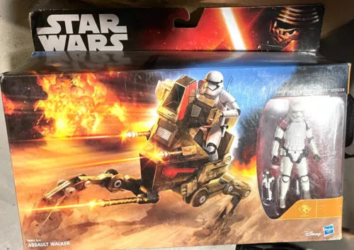 Star Wars The Force Awakens Desert Assault Walker Vehicle with First Order Storm