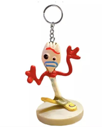 Disney store Forky Key Ring  Keychain PVC Figure charm ornament