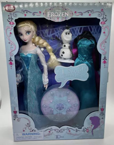 Disney Store Frozen Singing Elsa Doll