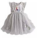 Disney Store Authentic Frozen Princess Elsa Anna Party Dress Costume