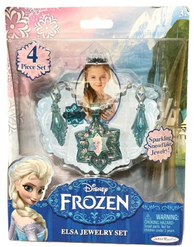 Disney Store Frozen Elsa Jewellery Accessory Set with Necklace & earrings