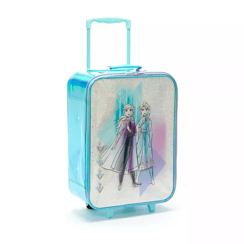 Disney Store Anna and Elsa Rolling Luggage Trolley bag