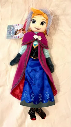 Disney Frozen Anna Winter Cape Fur Plush Soft Doll