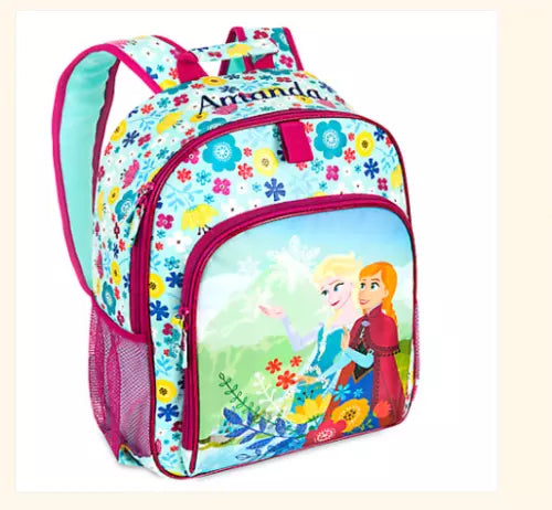 Disney Store Frozen Anna and Elsa Forever sisters Backpack