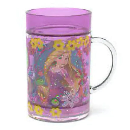 Disney Store Rapunzel and Maximus horse waterfill cup glass