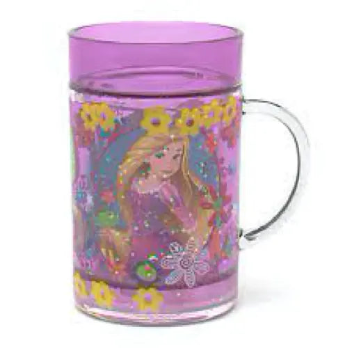 Disney Store Rapunzel and Maximus horse waterfill cup glass