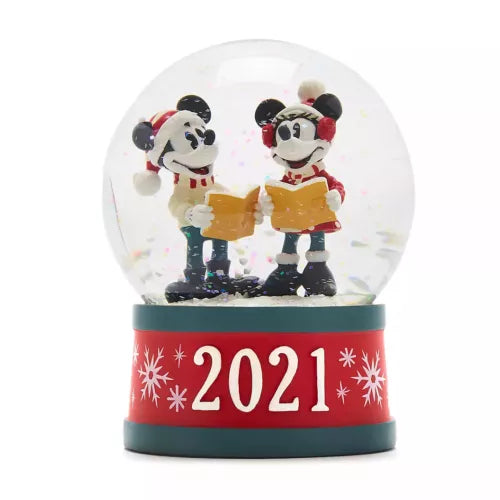 Disney Store Mickey and Minnie Mouse Snow Globe