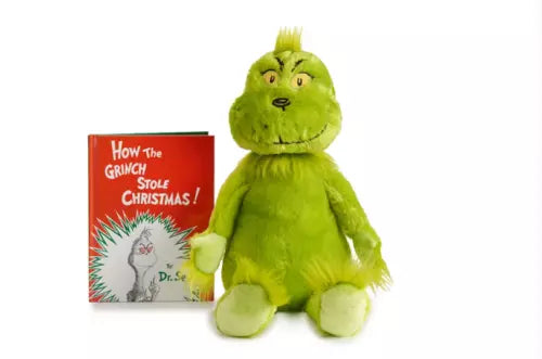 Kohl How The Grinch Stole Christmas Soft Plush Toy and Book NEW 18"