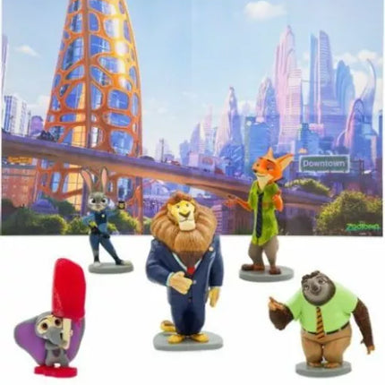 Disney store Zootopia Figure Play Set