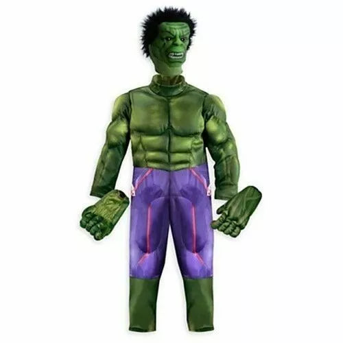 Disney Store Incredible Hulk Deluxe Costume Marvel Avengers Boy Halloween