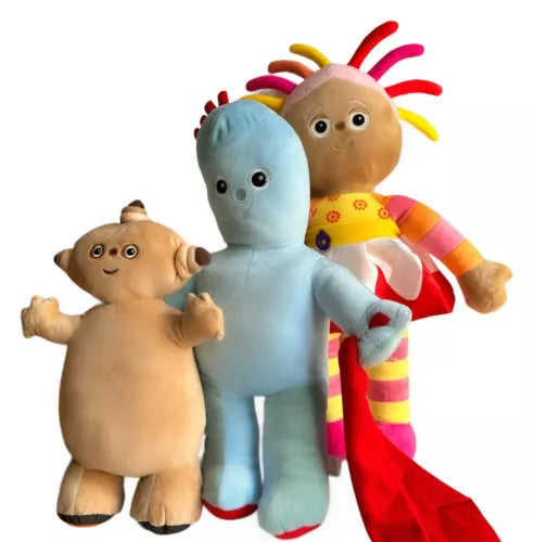 In The Night Garden Iggle Piggle Upsy Daisy Makka Pakka plush set