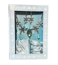 Disney Store Frozen Elsa Accessory Jeweller Necklace earrings set & Gloves
