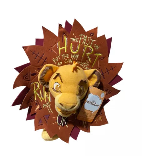 Disney Store official Wisdom Simba Lion King Soft plush doll toy
