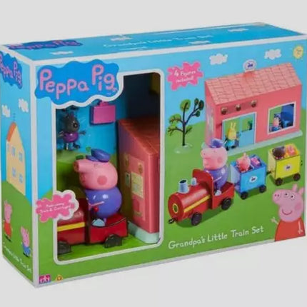 Peppa Pig grandpas little train set with figures