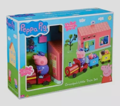 Peppa Pig grandpas little train set with figures