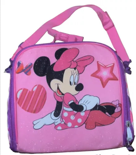 Disney Store Authentic Minnie Mouse Face Pink insulated Lunch Bag