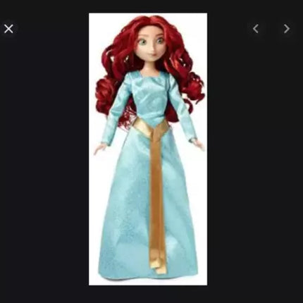 DISNEY BRAVE CLASSIC DOLL MERIDA IN LIGHT BLUE DRESS