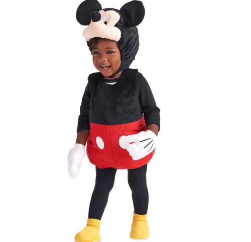 Disney store Mickey Mouse Plush 3D Costume for kids size 5/6 years