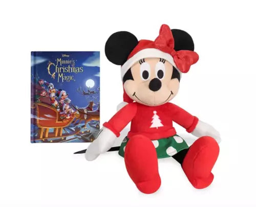 Disney Minnie Mouse Holiday Christmas Cheer Soft Plush Doll toy